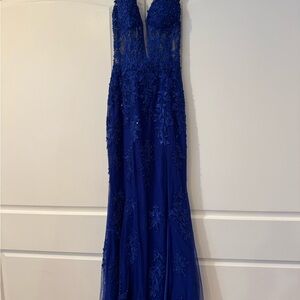 Sherri Hill Royal Blue Prom Dress